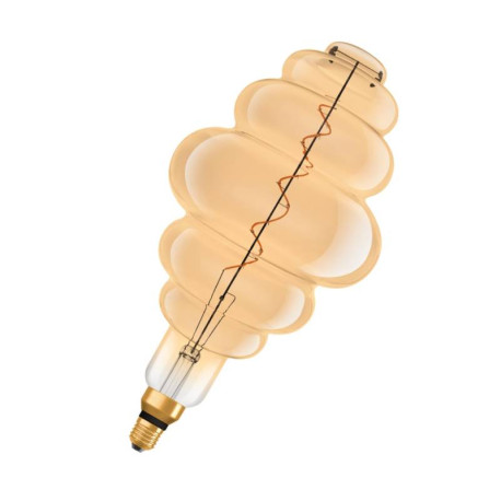 Ampoule LED 1906 Nest Gold Vintage Osram - E27 - 4,8W - Verre doré - Dimmable