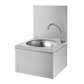 Lave-mains mécanique SXS Delabie - Commande genou - Inox
