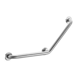 Barre de maintien coudée Delabie - Ø 32 mm - 400x400mm - Inox