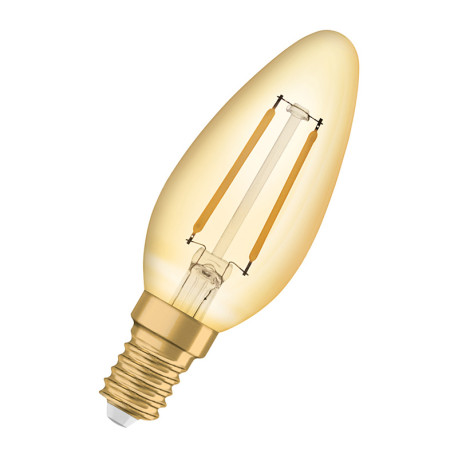 Ampoule LED filament vintage bougie Gold Osram - E14 - 2,5W - 220lm