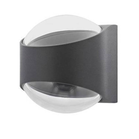 Applique ronde Up&Down KOS 2 S Indigo - 2x6W - 3000K - IP65 - Anthracite
