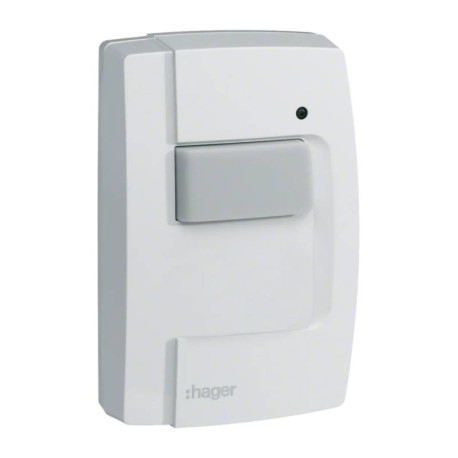 Bouton poussoir KNX Hager - 1 Entrée - Radio QL - IP55