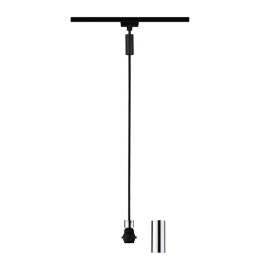 Suspension Urail 2Easy Basic Paulmann - E27 - Noir mat, Chrome
