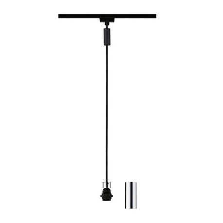 Suspension Urail 2Easy Basic Paulmann - E27 - Noir mat, Chrome