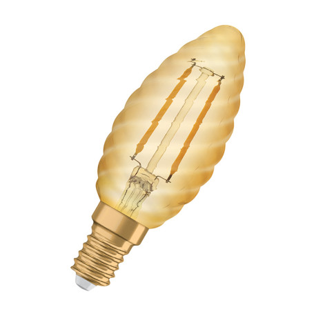Ampoule LED filament vintage bougie Gold Osram - E14 - 1,5W - 120lm