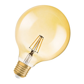 Ampoule LED filament vintage Globe Gold Osram - E27 - 4W - 410lm