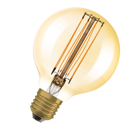 Ampoule LED filament vintage Globe D80 Gold Osram - Dim - E27 - 5,8W - 470lm