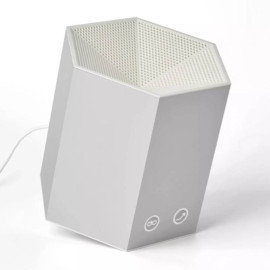 Purificateur d'air compact avec support mural Shield JVD - 20m² - Blanc crème