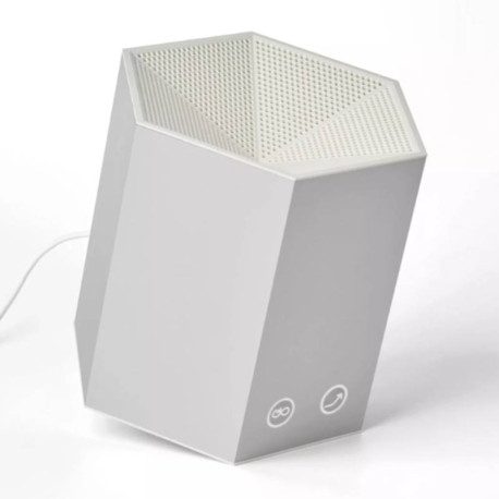 Purificateur d'air compact avec support mural Shield JVD - 20m² - Blanc crème