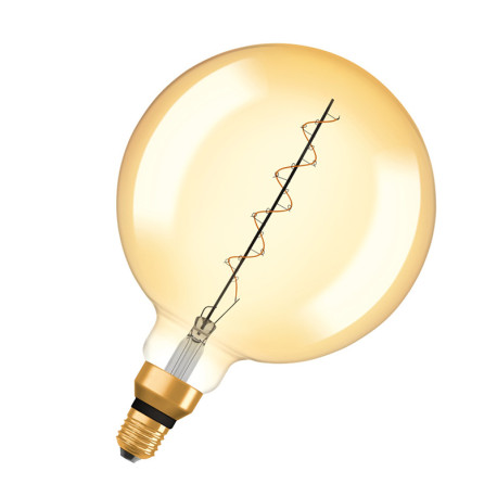 Ampoule LED filament vintage Globe D200 Gold Osram - Dim - E27 - 4.8W - 400lm
