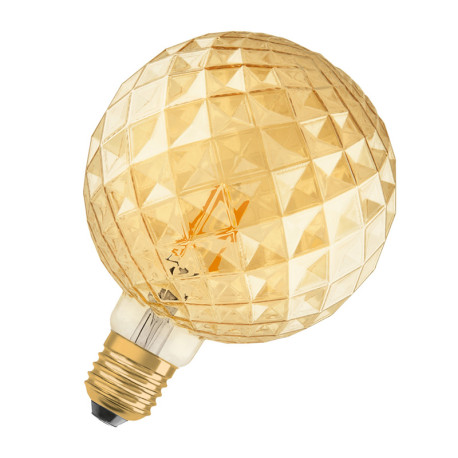 Ampoule LED filament vintage Pinecone D125 Gold Osram - E27 - 4W - 470lm