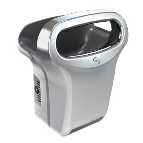Sèche-mains automatique EXP'AIR+ - 1000W - 78 dB - Alu poli