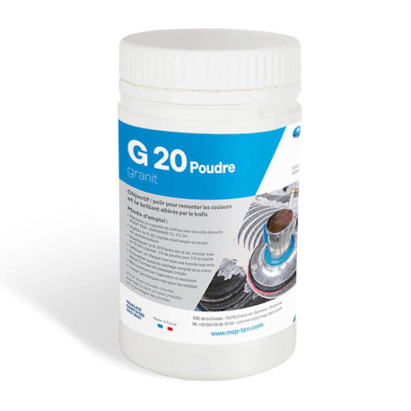 Poudre 1Kg G20 Map Ten - Polissage/Brillance - Granit