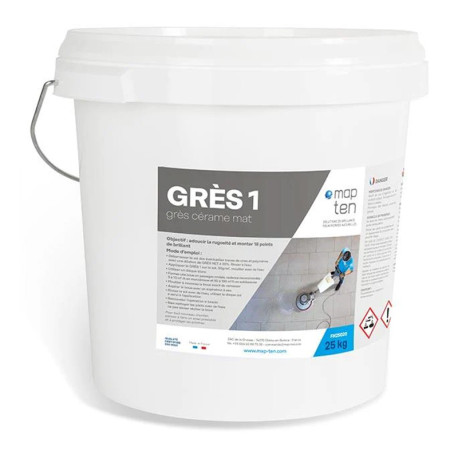 Grès 1 Map Ten - 25Kg - Rénovation/Brillance - Grès cérame Mat