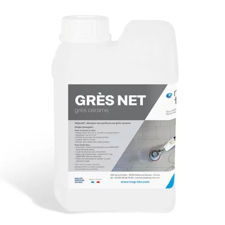 Grès NET 1L Map Ten - Nettoyage - Grès cérame