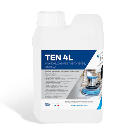 Détergent TEN 4L Map Ten - 1L - Nettoyant/cristallisant - Marbre