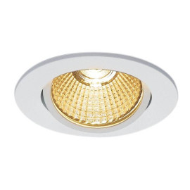Spot LED encastré rond NEW TRIA 68 SLV Declic - 11W - 2700K - 800Lm - Blanc - Dimmable