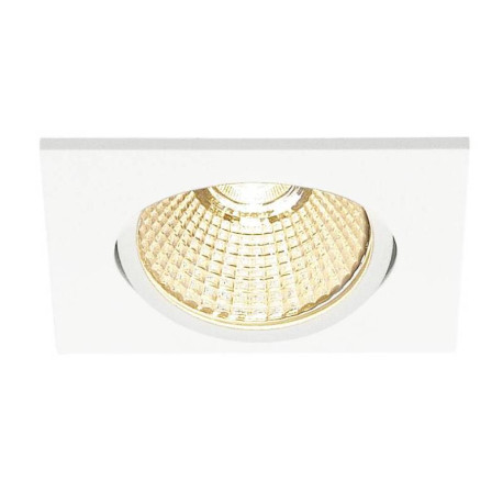 Spot LED encastré carré NEW TRIA 68 SLV Declic - 7.3W - 1800/3000K - 470Lm - Blanc - Dimmable