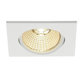 Spot LED encastré carré NEW TRIA 68 SLV Declic - 11W - 3000K - 890Lm - Blanc - Dimmable