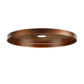 Abat-jour rond LALU PLATE 22 SLV - Ø 220mm - H 15mm - Acier - Bronze