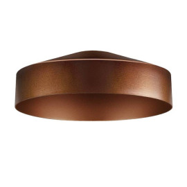 Abat-jour LALU TETRA 14 SLV - Ø 140mm - H 49mm - Acier - Bronze