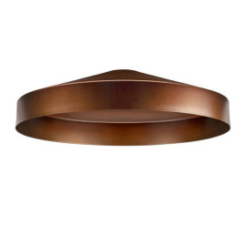 Abat-jour LALU TETRA 24 SLV - Ø 240mm - H 67mm - Acier - Bronze