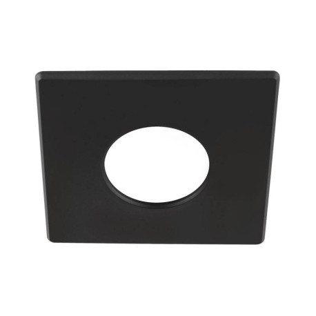 Collerette carrée pour Universal Downlight SLV - Simple - Fixe - 88x88mm - PC - Noir