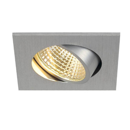 Spot LED encastré carré NEW TRIA 68 SLV - 4W - 2700K - 330Lm - Alu brossé - Non dimmable