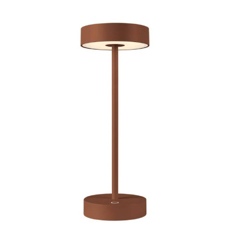 Lampe à poser sans fil VINOLINA SLV - 2.2W - 2700/3000K - IP54 - Rechargeable - Dimmable - Rouille