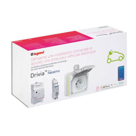 Pack de démarrage Green'up Access connecté Legrand - Module Control et prise