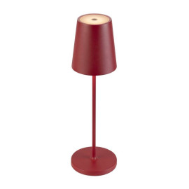 Lampe à poser sans fil VINOLINA TWO SLV - 2W - 2200/2700/3000K - IP65 - Rechargeable - Dimmable - Rouge