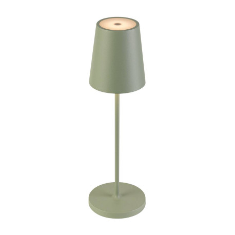 Lampe à poser sans fil VINOLINA TWO SLV - 2W - 2200/2700/3000K - IP65 - Rechargeable - Dimmable - Vert