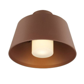 Plafonnier extérieur PHOTONI SLV - E27 - Max.13W - IP65 - Rouille - Sans ampoule