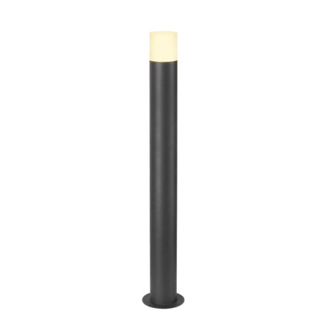 Potelet 90cm Grafit Round SLV - E27 - 11W max - IP44 - Anthracite - Sans ampoule