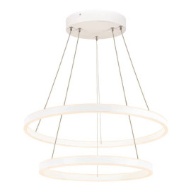 Suspension LED Up & Down ONE DOUBLE SLV - 55W - 2700/3000K - Blanc - Dimmable Dali