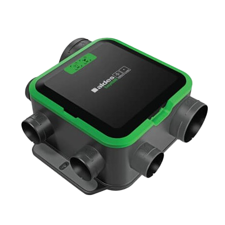 Groupe VMC EasyHome PureAir Compact Premium - Simple flux Hygroréglable - 85W - 400 m³/h - 21 dB - 4 sanitaires