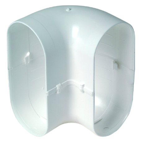 Coude vertical 90° Minigaine pour conduits rigides PVC - 40 x 100mm