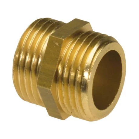 Mamelon 280G égal laiton à visser Thermador - Mâle / mâle - 1/2"