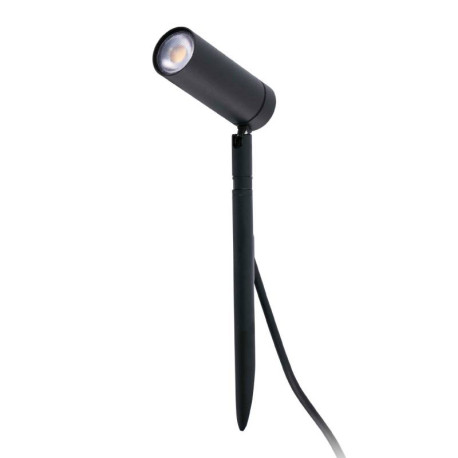 Lampe à piquer SETH Faro - Aluminium - 6W - 2700K - IP44 - Noir