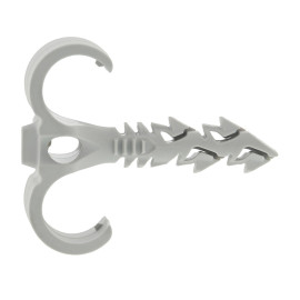 Bidon de 100 chevilles D25-28 mm double crochet - fixation gaine Sclip Spit
