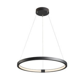 Suspension LED ONE 60 SLV - 24W - 3000/4000K - Noir - Dimmable Dali