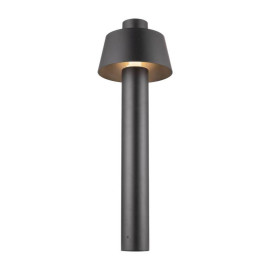 Potelet extérieur Photoni 75 SLV - E27 - 13W max - IP65 - Noir- Sans ampoule