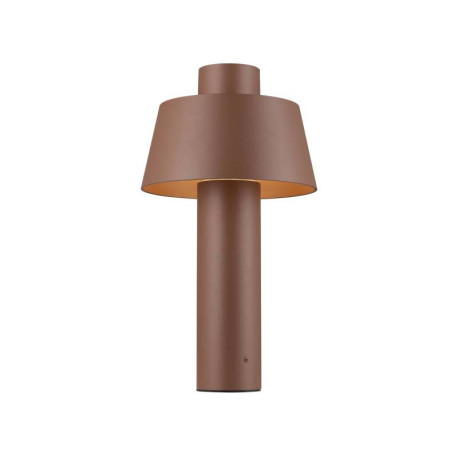 Potelet extérieur Photoni 45 SLV - E27 - 13W max - IP65 - Rouille - Sans ampoule