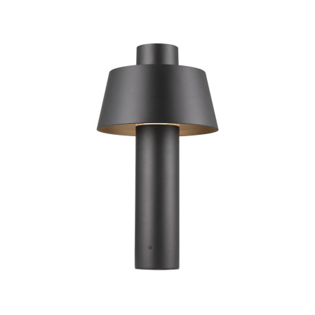 Potelet extérieur Photoni 45 SLV - E27 - 13W max - IP65 - Noir- Sans ampoule