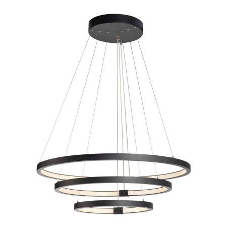 Suspension LED ONE TRIPLE SLV - 65W - 3000/4000K - Noir - Dimmable Dali