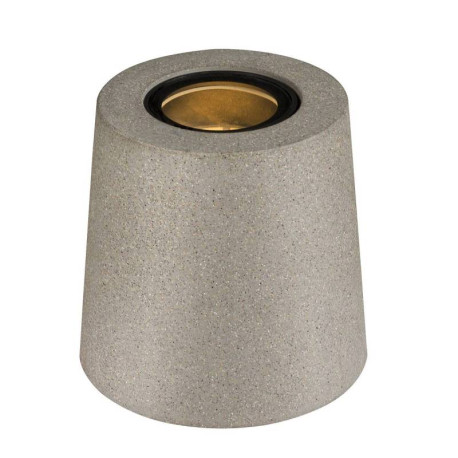 Borne extérieure ronde CONCRETO FL SLV - max.10W - GU10 - IP65 - Gris - Sans ampoule