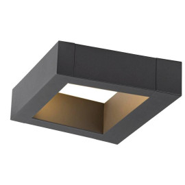 Applique extérieure BOOKAT SLV - 15W - 3000/4000K - IP65 - Anthracite - Non dimmable