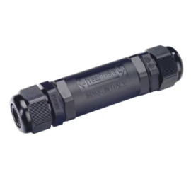 Boîte de connexion extérieure SLV - 5 pôles - IP68 - Noir