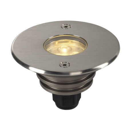 Spot encastré de sol Dasar 920 SLV - 6.5W - 3000K - IP67 - Rond - Inox - Non dimmable