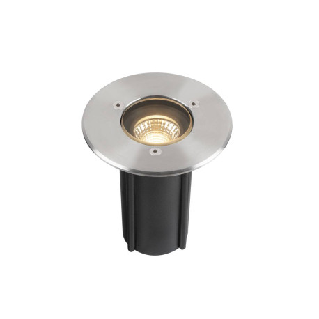 Spot encastré de sol Dasar S SLV - 4W - 3000K - IP67 - Rond - Inox - Non dimmable